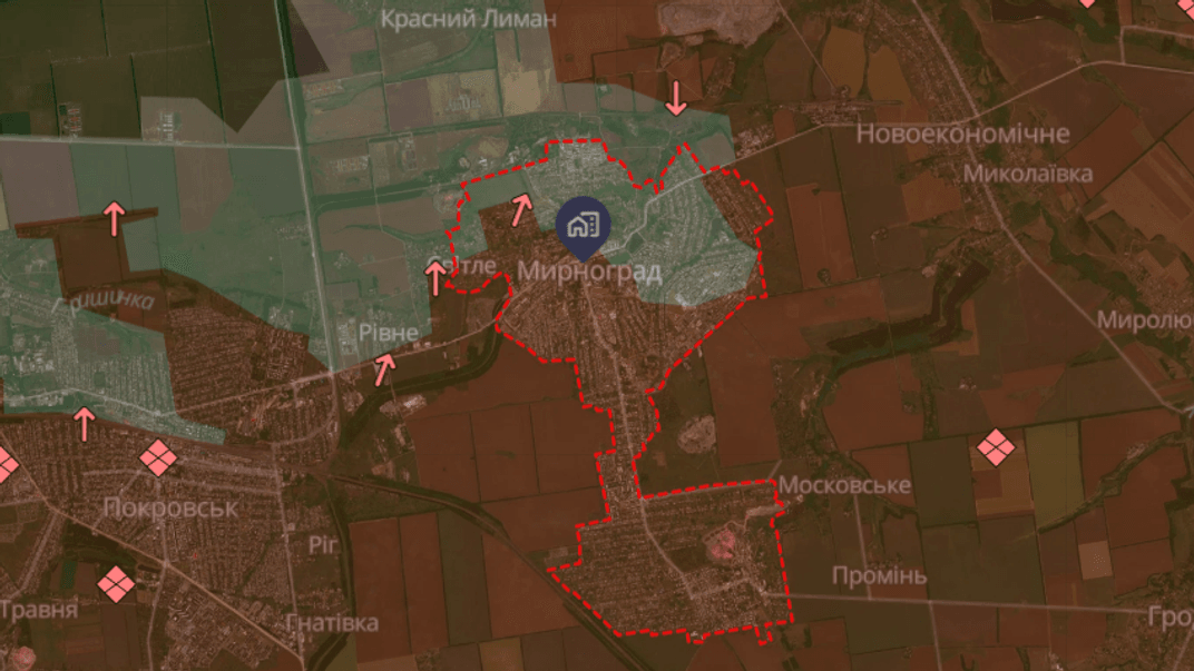 Ситуация вокруг Мирнограда и Покровска по состоянию на 26 января 2026 года