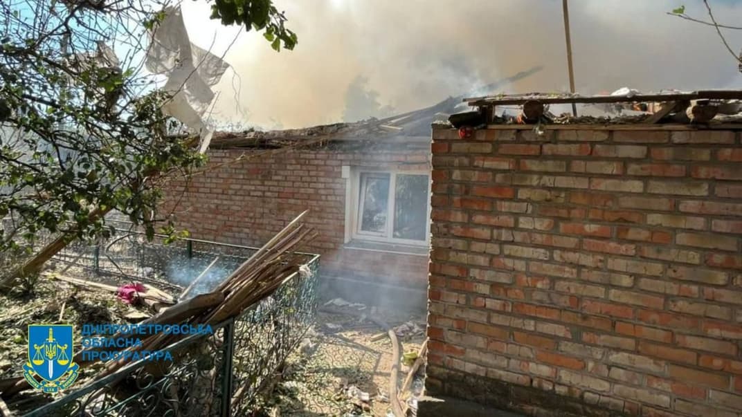 Последствия российских обстрелов Никополя, 7 сентября 2023 года