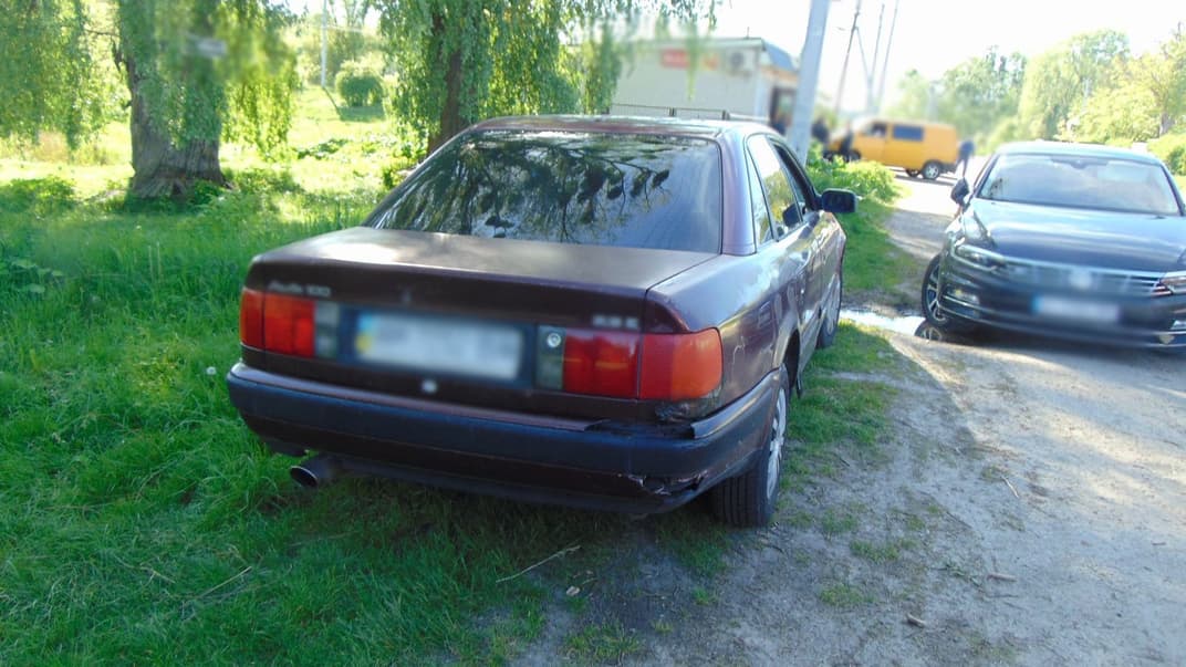 Автівка Audi, яку, за даними слідства, вкрав підозрюваний