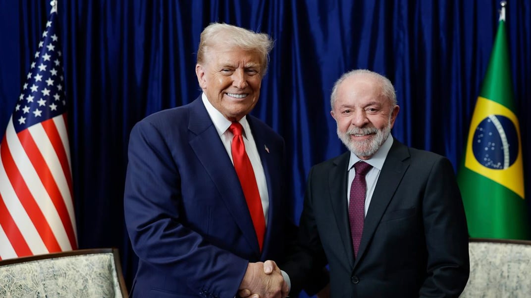 Президент США Дональд Трамп та президент Бразилії Луїз Інасіо Лула да Сілва