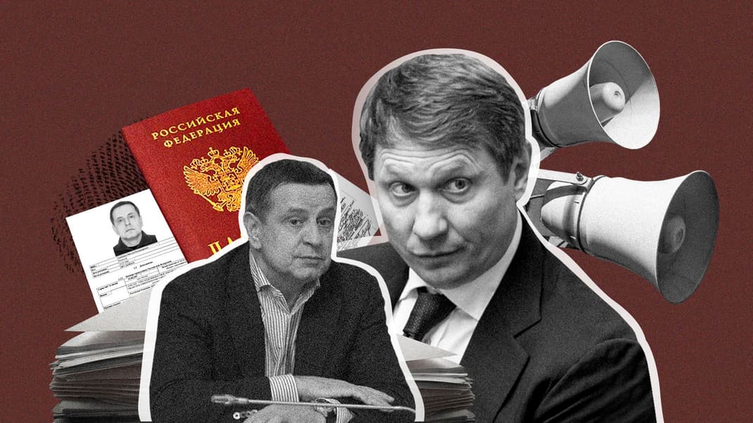 Народный депутат Сергей Шахов и его советник Николай Самбожук