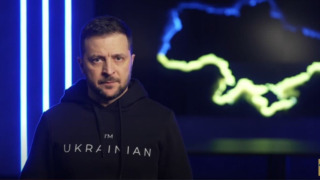 Президент Владимир Зеленский записал обращение к мировому сообществу по случаю финала чемпионата мира по футболу