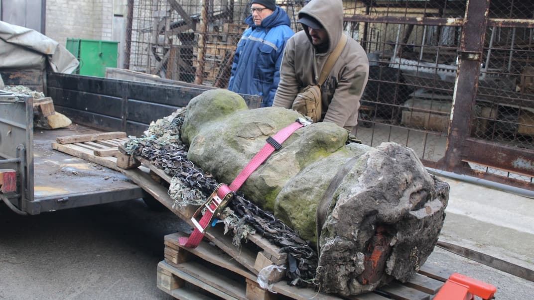 Одна з половецьких баб, яку доставили до Дніпра з Донеччини, 22 березня 2024 року