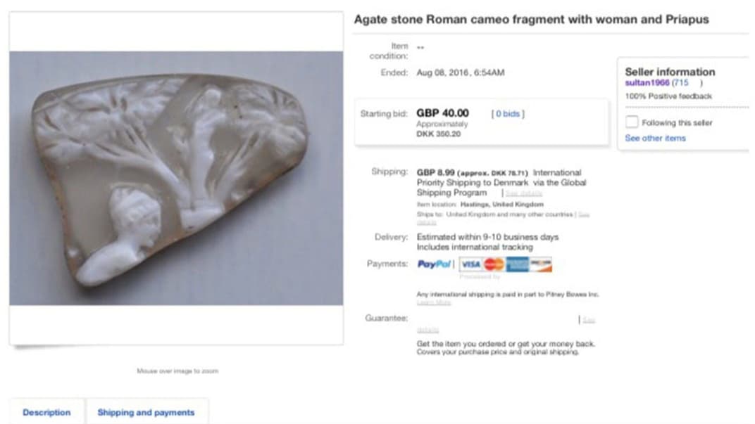 Из Британского музея похитили драгоценные артефакты. Их заметили в продаже на eBay