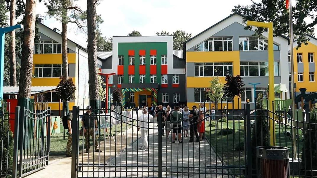 Восстановленный детсад в Ирпене