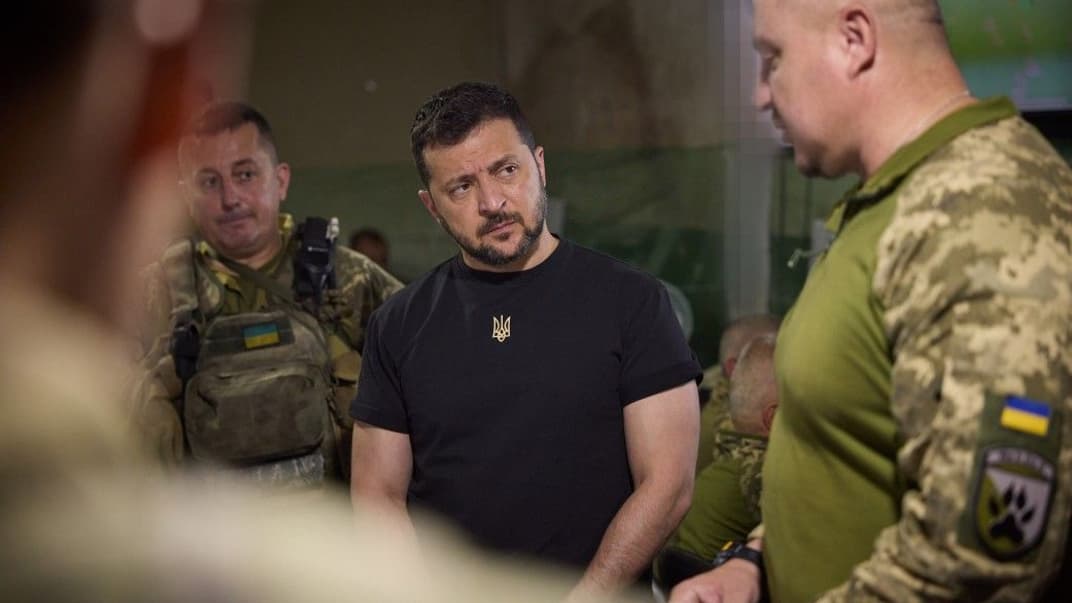 Президент Володимир Зеленський відвідав бригади, які ведуть наступальні дії на Мелітопольському напрямку