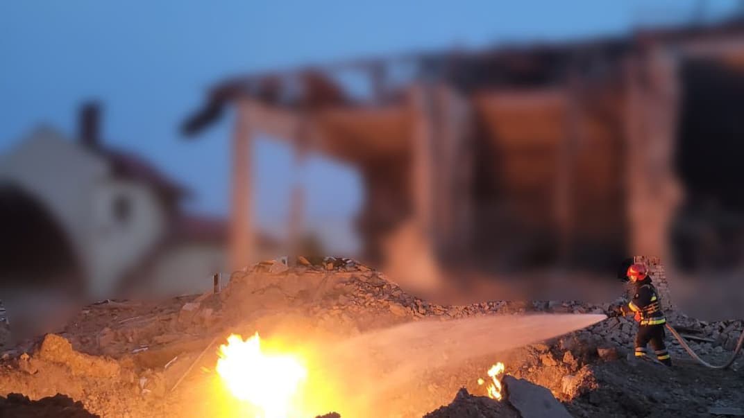 Тушение пожара в Ивано-Франковске, 22 июня 2024 года