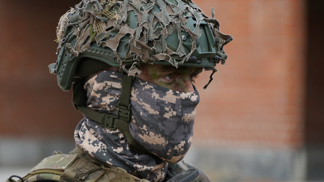 Ілюстративне фото. Боєць Інтернаціонального легіону, який воює за Україну