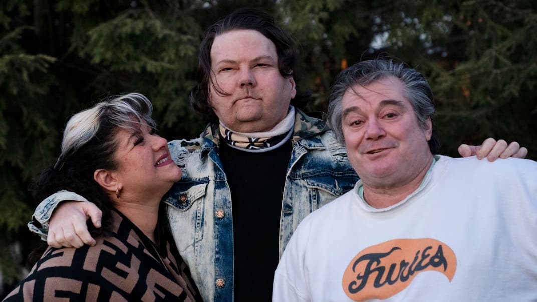 Джо ДиМео вместе со своими родителями Роуз и Джоном после операции. Кларк, штат Нью-Джерси, США, 28 января 2021 года