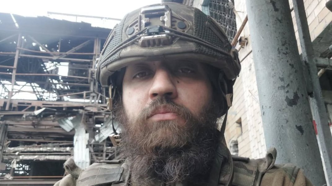 Військовий бригади «Азов» Андрій Кориневич