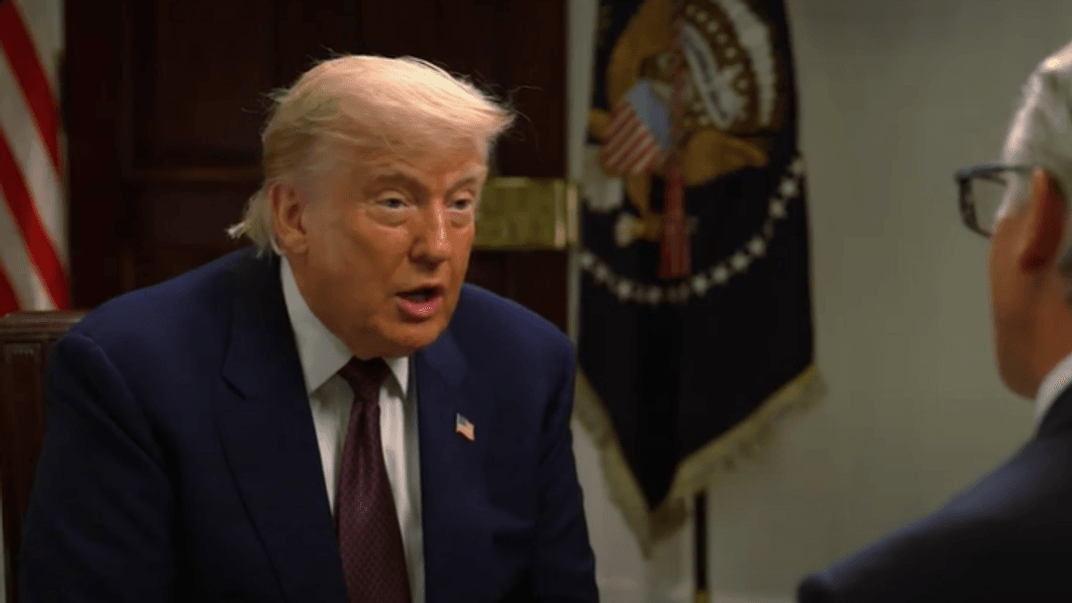 Президент США Дональд Трамп під час інтерв’ю
