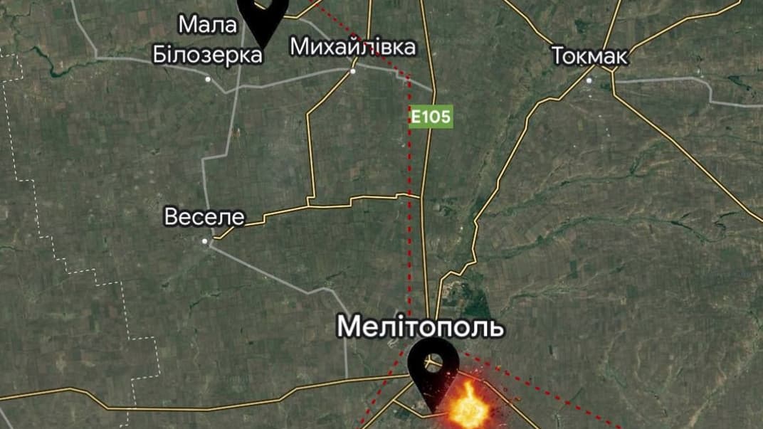 В Мелитополе раздался взрыв на железной дороге, которой пользовались россияне. Там есть повреждения — Федоров