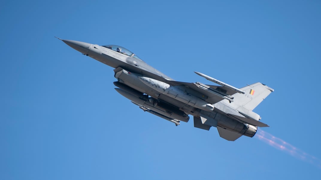 Иллюстративное фото. Бельгийский F-16