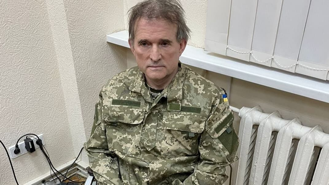 Задержанный Виктор Медведчук, 13 апреля 2022 года