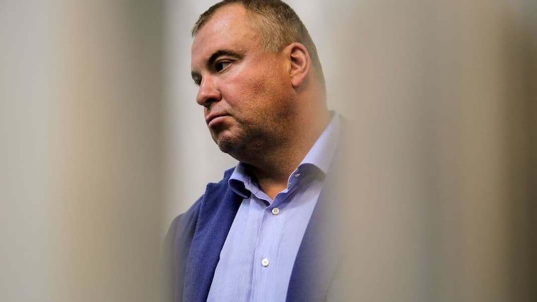 Ексзаступник секретаря РНБО Олег Гладковський під час засідання Вищого антикорсуду, Київ, 18 жовтня 2019 року