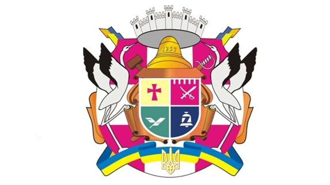 Герб Новограда-Волынского с буквой Z на колоколе