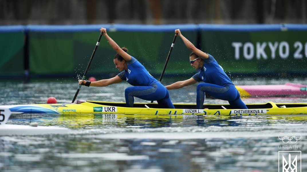 Веслувальниці Людмила Лузан та Анастасія Четверікова на Олімпіаді у Токіо