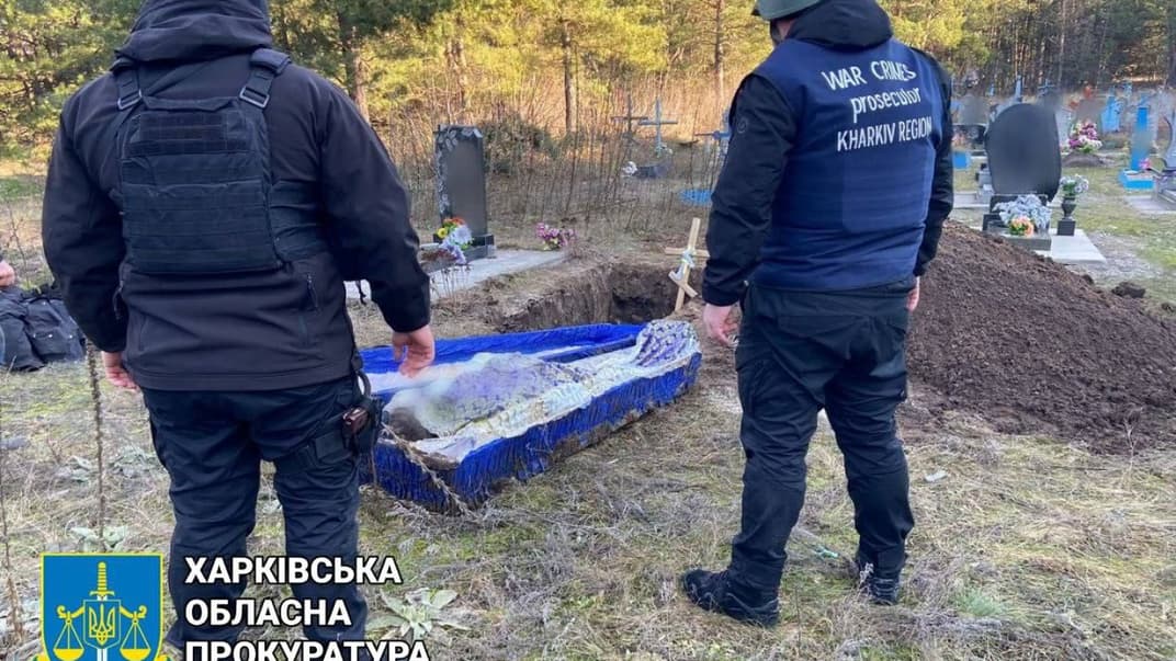 Эксгумация погибшего мужчины