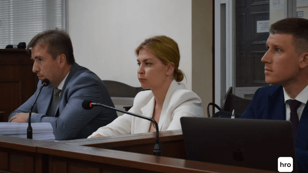 Ольга Стефанішина в залі суду