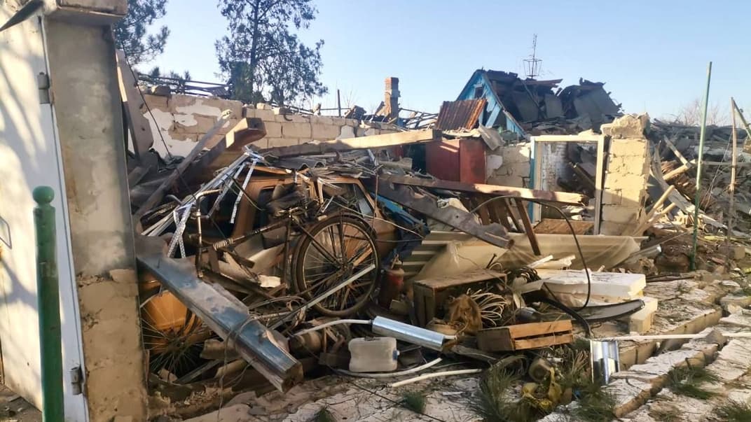 Последствия российского обстрела Запорожской области