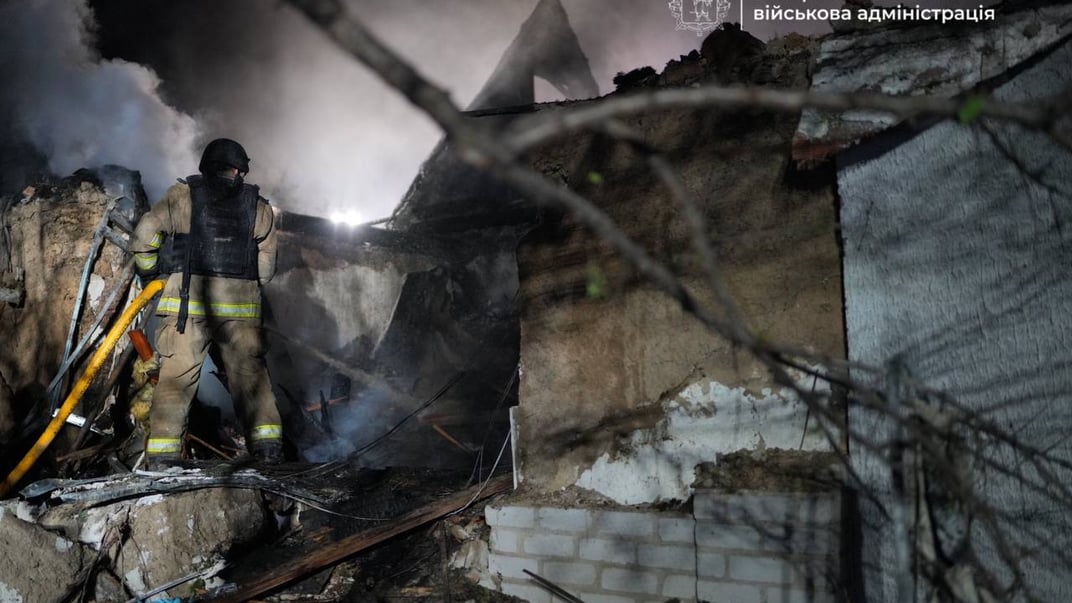 Последствия атаки в Запорожье
