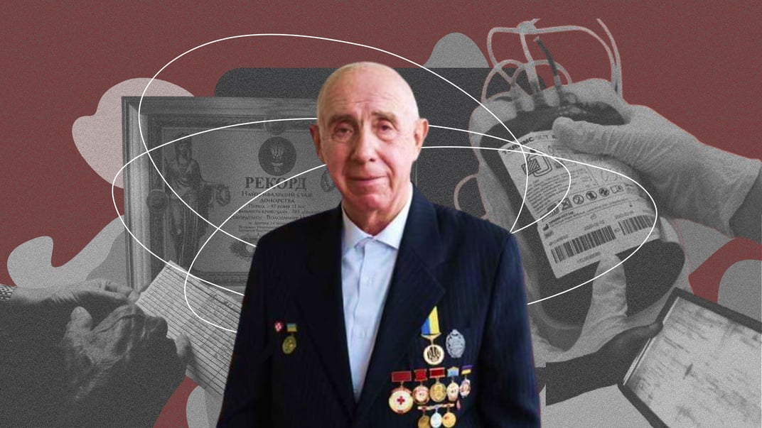 Рекордсмен по донорству Владимир Николаев