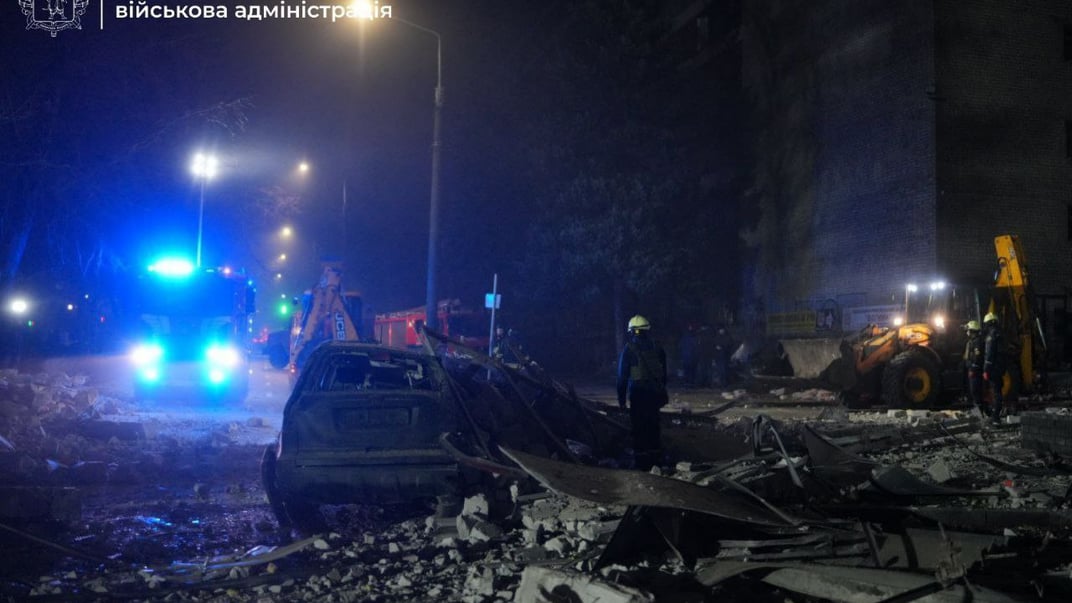 Последствия российского удара по Запорожью, 10 декабря 2024 года