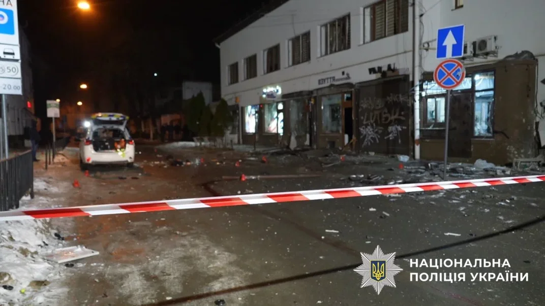 Місце теракту у Львові Місце теракту у Львові