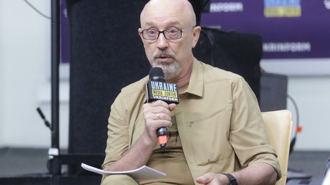 Міністр оборони Олексій Резніков на пресконференції 19 липня 2023 року
