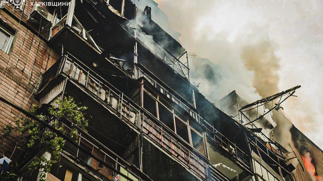 Наслідки російського обстрілу Харкова