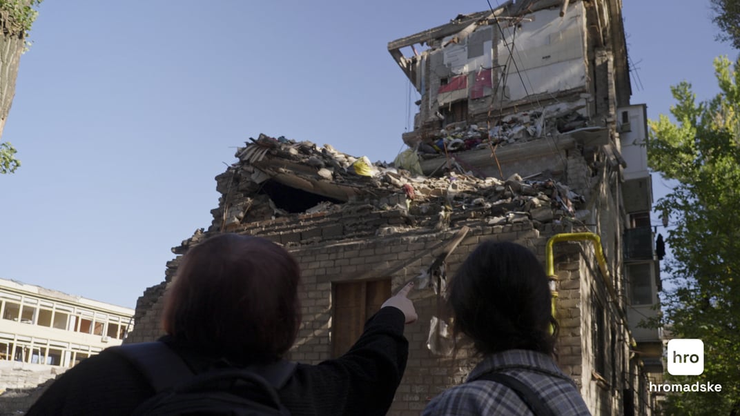 Зруйнований КАБом будинок у Краматорську