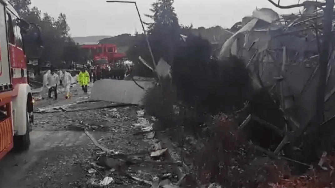 В Турции произошел взрыв на заводе по производству взрывчатки