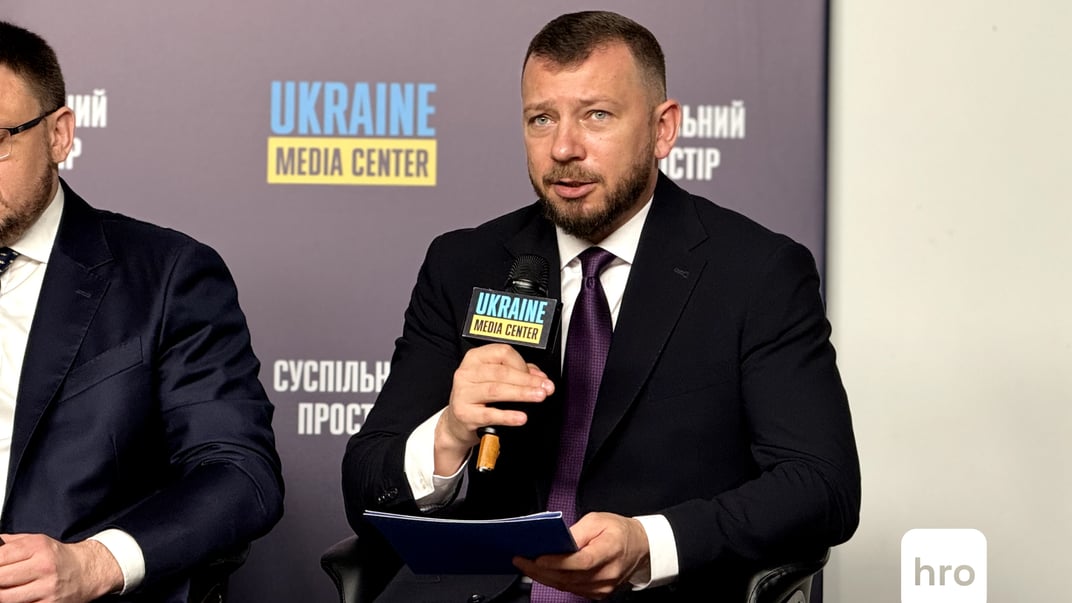 Керівник САП Олександр Клименко на брифінгу у Києві, 9 серпня 2024 року