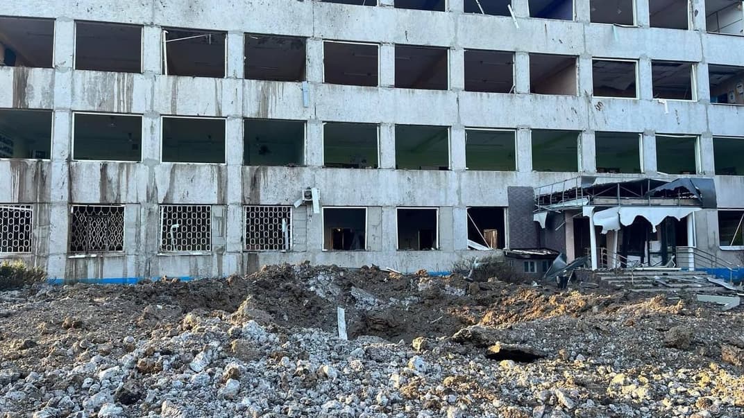 Последствия обстрела Краматорска Донецкой области, 8 января 2023 года