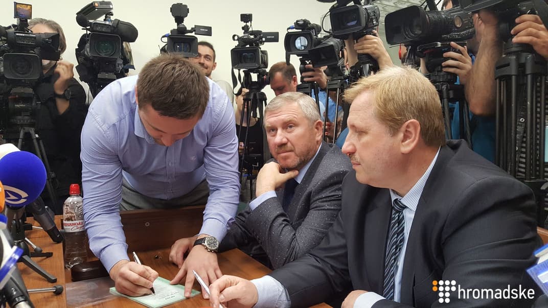 Экс-глава Нацгвардии Юрий Аллеров на заседании по избранию меры пресечения, 17 мая 2019