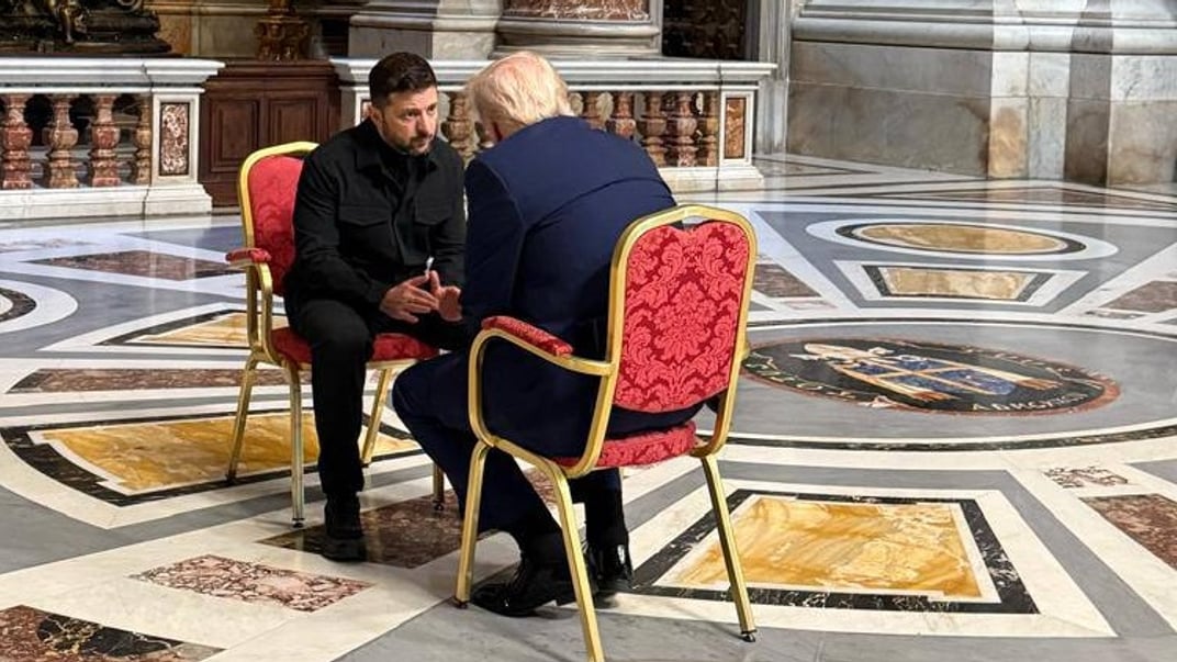 Президенти України та США Володимир Зеленський та Дональд Трамп