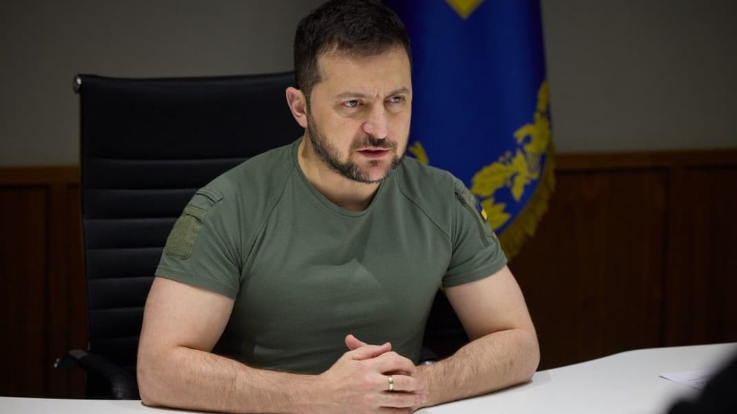 Володимир Зеленський під час виступу у Радбезі ООН