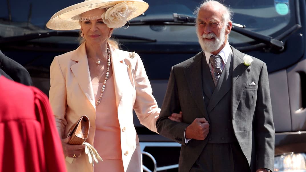  Принц Майкл разом із дружиною прибули на весільну церемонію принца Гаррі та Меган Маркл у Віндзорі, 19 травня 2018 року