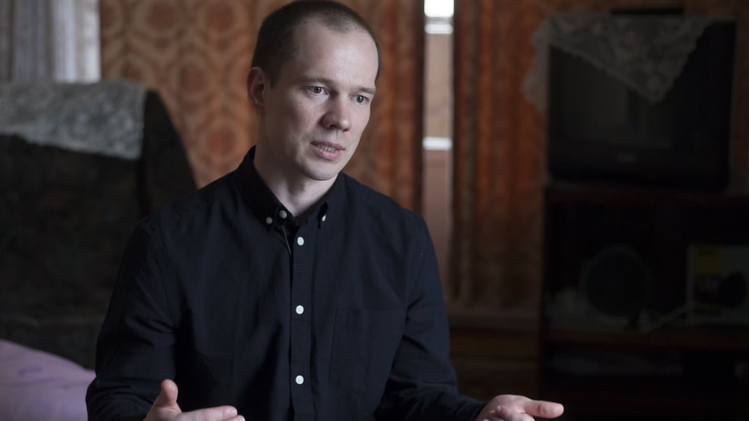 Ільдар Дадін невдовзі після звільнення з російської в'язниці у 2017 році