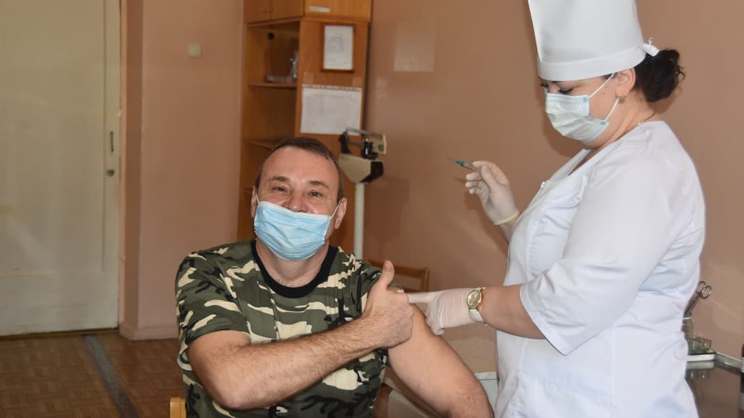 Вакцинація від коронавірусу військових за межами ООС, 20 березня 2021 року