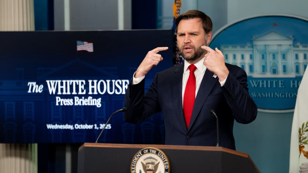 Вице-президент США Джей Ди Вэнс