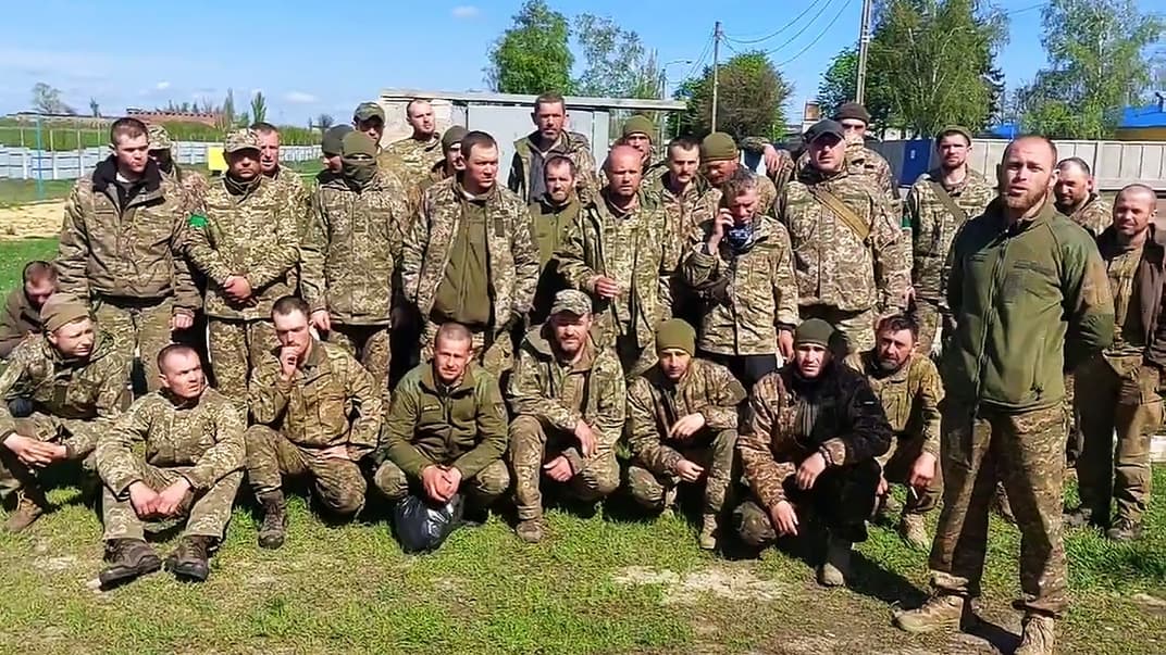 Скрін з відео з бійцями, які відрекомендувалися десантниками 2-го та 3-го батальйонів 79-ї десантно-штурмової бригади