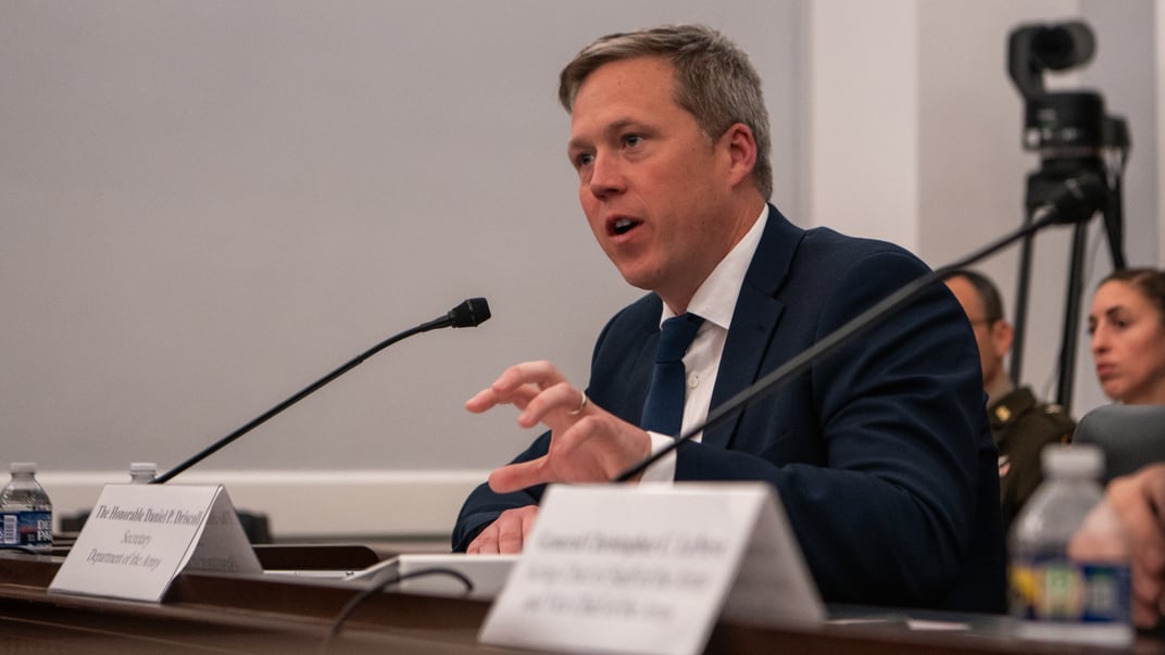 Міністр армії США Ден Дрісколл Міністр армії США Ден Дрісколл