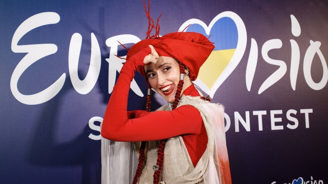 Співачка Аліна Паш під час фіналу Нацвідбору на Євробачення-2022 в Києві, 12 лютого 2022 року