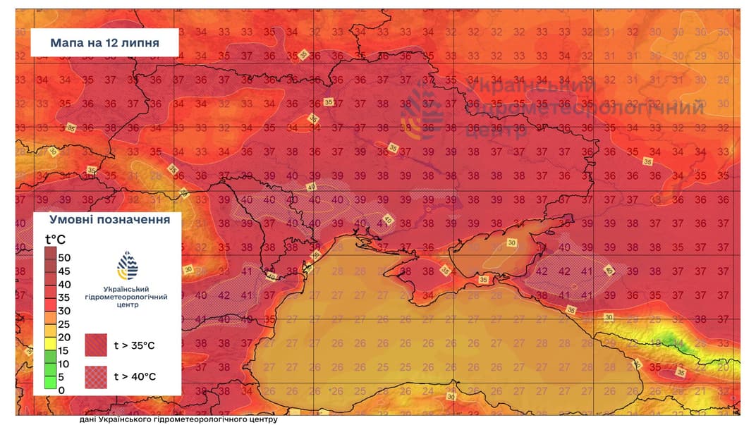 Погода в Україні наближається до рекордної: синоптики прогнозують до +41°C