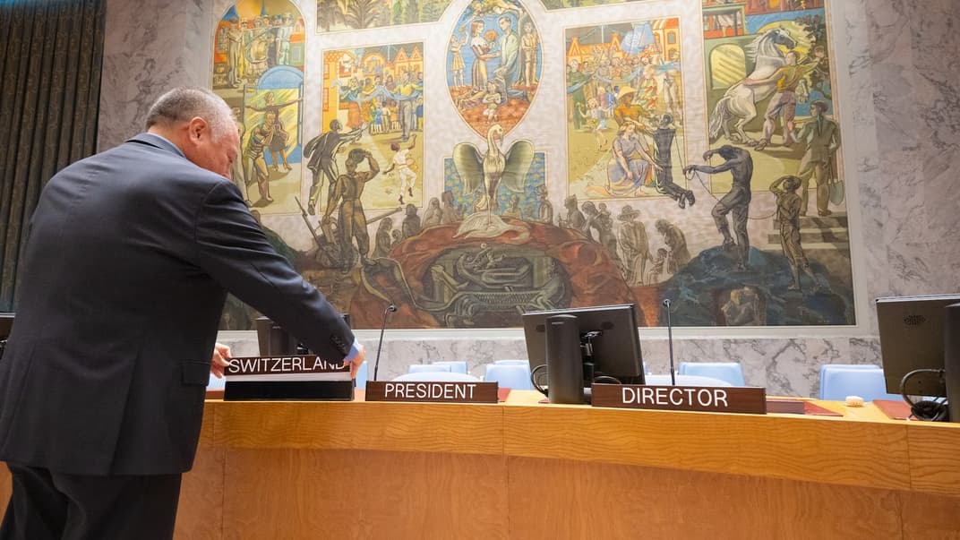 Швейцарія починає головувати в Радбезі ООН, 1 травня 2023 року