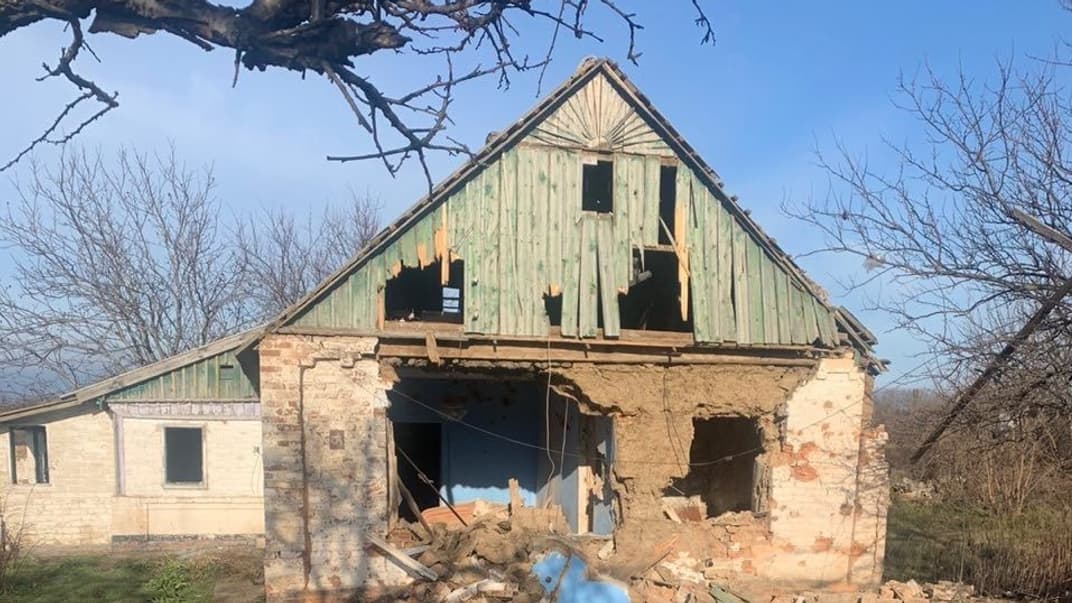 Последствия российских обстрелов Запорожской области 22 декабря 2022 года