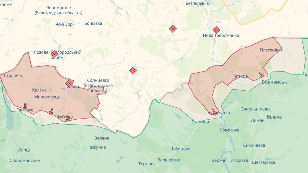 Ситуация на севере Харьковской области
