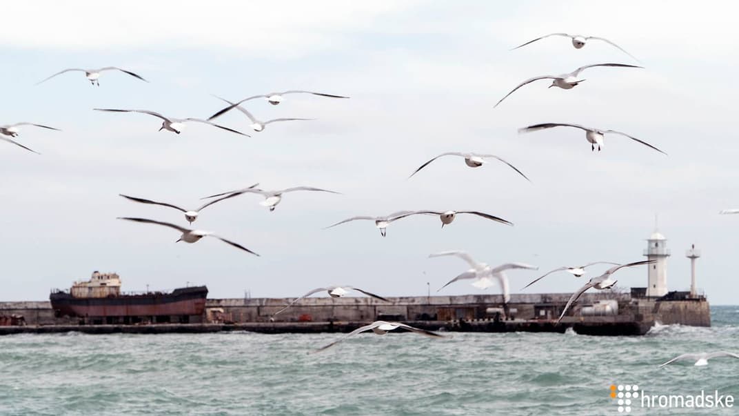 Ялтинська набережна, Крим, 6 березня 2018