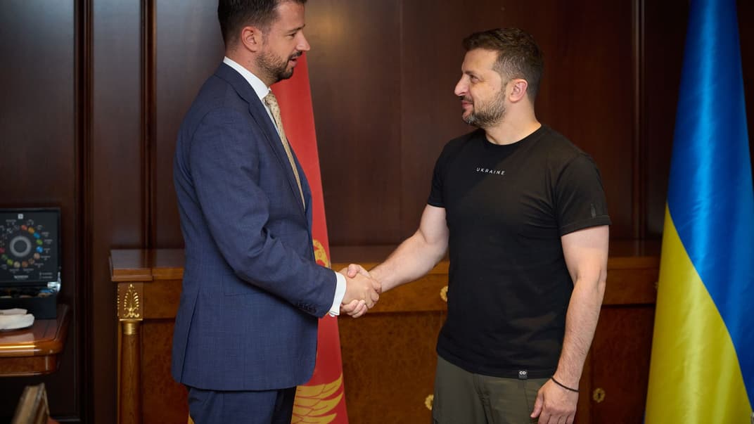 Президент України Володимир Зеленський провів зустріч із президентом Чорногорії Яковом Мілатовичем, Греція, 22 серпня 2023 року